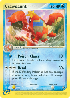 Pokemon Dragon Crawdaunt - 13