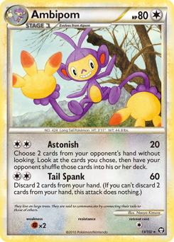 Pokemon HS—Triumphant Ambipom - 13