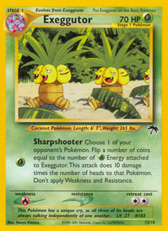 Pokemon Southern Islands Exeggutor - 13