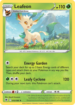 Pokemon Astral Radiance Leafeon - 13