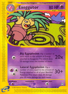 Pokemon Aquapolis Exeggutor - 13