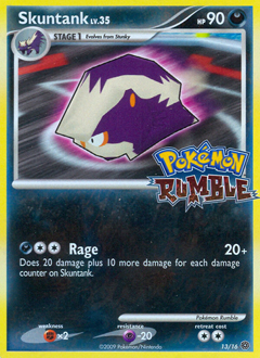 Pokemon Pokémon Rumble Skuntank - 13