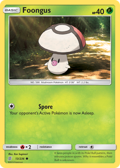 Pokemon Unified Minds Foongus - 13