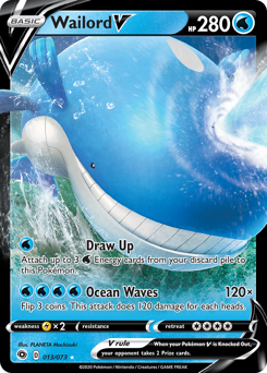Pokemon Champion's Path Wailord V - 13