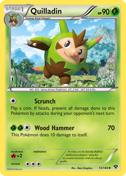Pokemon XY Quilladin - 13