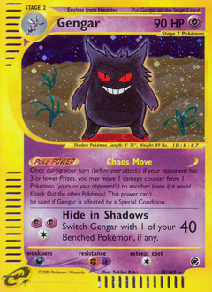 Pokemon Expedition Base Set Gengar - 13