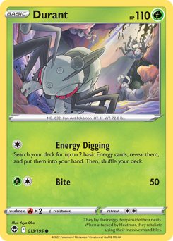 Pokemon Silver Tempest Durant - 13