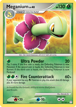 Pokemon Mysterious Treasures Meganium - 13