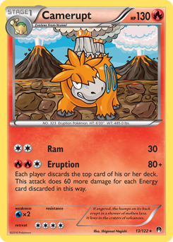 Pokemon BREAKpoint Camerupt - 13