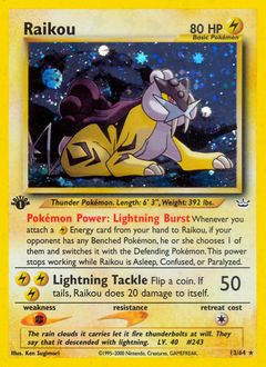 Pokemon Neo Revelation Raikou - 13
