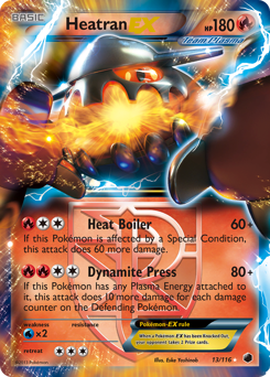 Pokemon Plasma Freeze Heatran-EX - 13