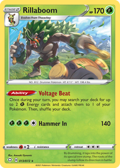 Pokemon Shining Fates Rillaboom - 13