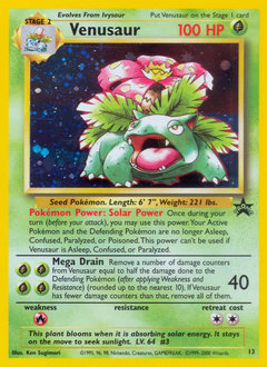 Pokemon Wizards Black Star Promos Venusaur - 13