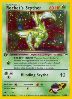 Pokemon Gym Heroes Rocket's Scyther - 13