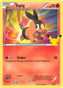 Pokemon McDonald's Collection 2021 Tepig - 13