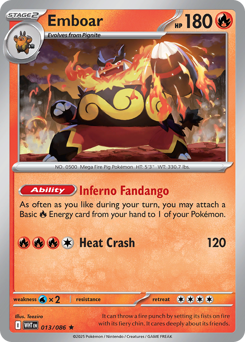 Pokemon White Flare Emboar - 13