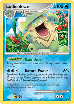 Pokemon Secret Wonders Ludicolo - 13