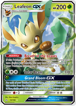 Pokemon Ultra Prism Leafeon-GX - 13