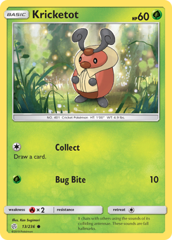 Pokemon Cosmic Eclipse Kricketot - 13