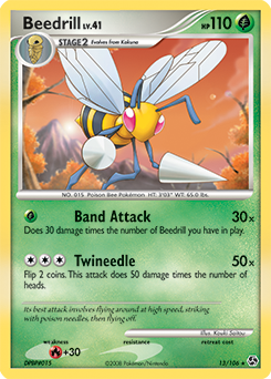 Pokemon Great Encounters Beedrill - 13