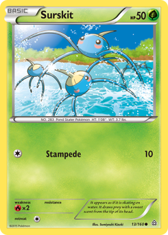 Pokemon Primal Clash Surskit - 13