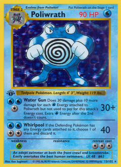Pokemon Base Poliwrath - 13