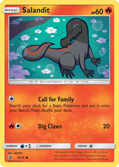 Pokemon Dragon Majesty Salandit - 13