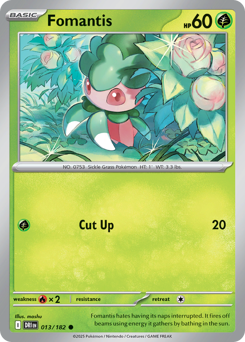 Pokemon Destined Rivals Fomantis - 13
