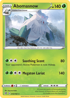 Pokemon Rebel Clash Abomasnow - 13