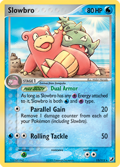 Pokemon Unseen Forces Slowbro - 13