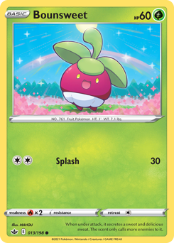 Pokemon Chilling Reign Bounsweet - 13
