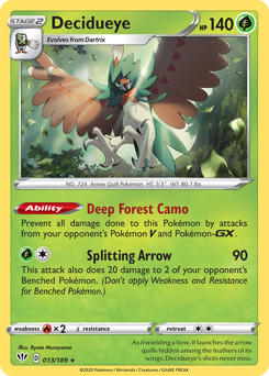 Pokemon Darkness Ablaze Decidueye - 13