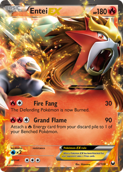 Pokemon Dark Explorers Entei-EX - 13