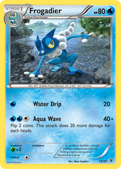Pokemon Kalos Starter Set Frogadier - 13