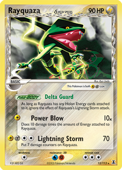 Pokemon Delta Species Rayquaza δ - 13