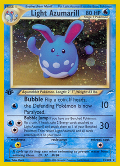Pokemon Neo Destiny Light Azumarill - 13