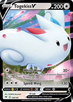Pokemon Vivid Voltage Togekiss V - 140