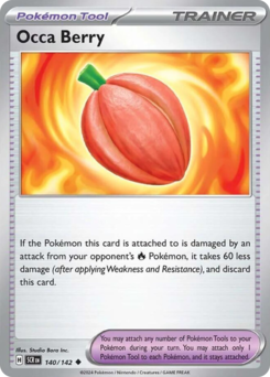 Pokemon Stellar Crown Occa Berry - 140