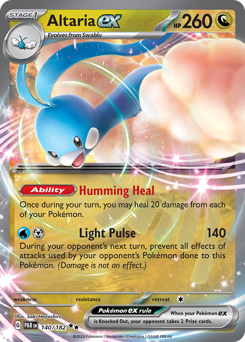 Pokemon Paradox Rift Altaria ex - 140