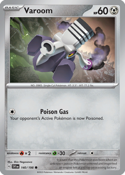 Pokemon Scarlet & Violet Varoom - 140
