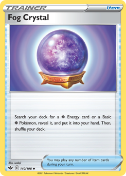 Pokemon Chilling Reign Fog Crystal - 140
