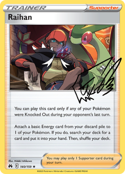 Pokemon Crown Zenith Raihan - 140