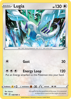 Pokemon Darkness Ablaze Lugia - 140