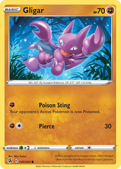 Pokemon Fusion Strike Gligar - 140
