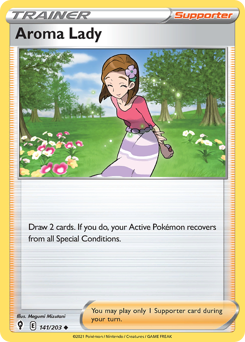 Pokemon Evolving Skies Aroma Lady - 141