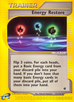 Pokemon Expedition Base Set Energy Restore - 141