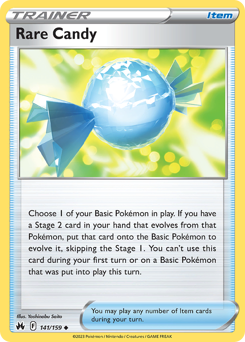 Pokemon Crown Zenith Rare Candy - 141