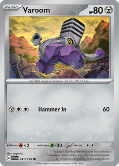 Pokemon Scarlet & Violet Varoom - 141