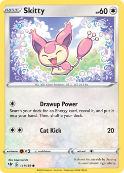 Pokemon Darkness Ablaze Skitty - 141
