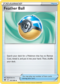 Pokemon Astral Radiance Feather Ball - 141